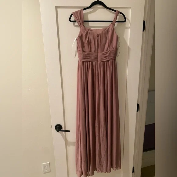 Maternity Bridesmaid/ Wedding Dress, untouched, tags on, vintage mauve, size:A6 - Picture 3 of 4